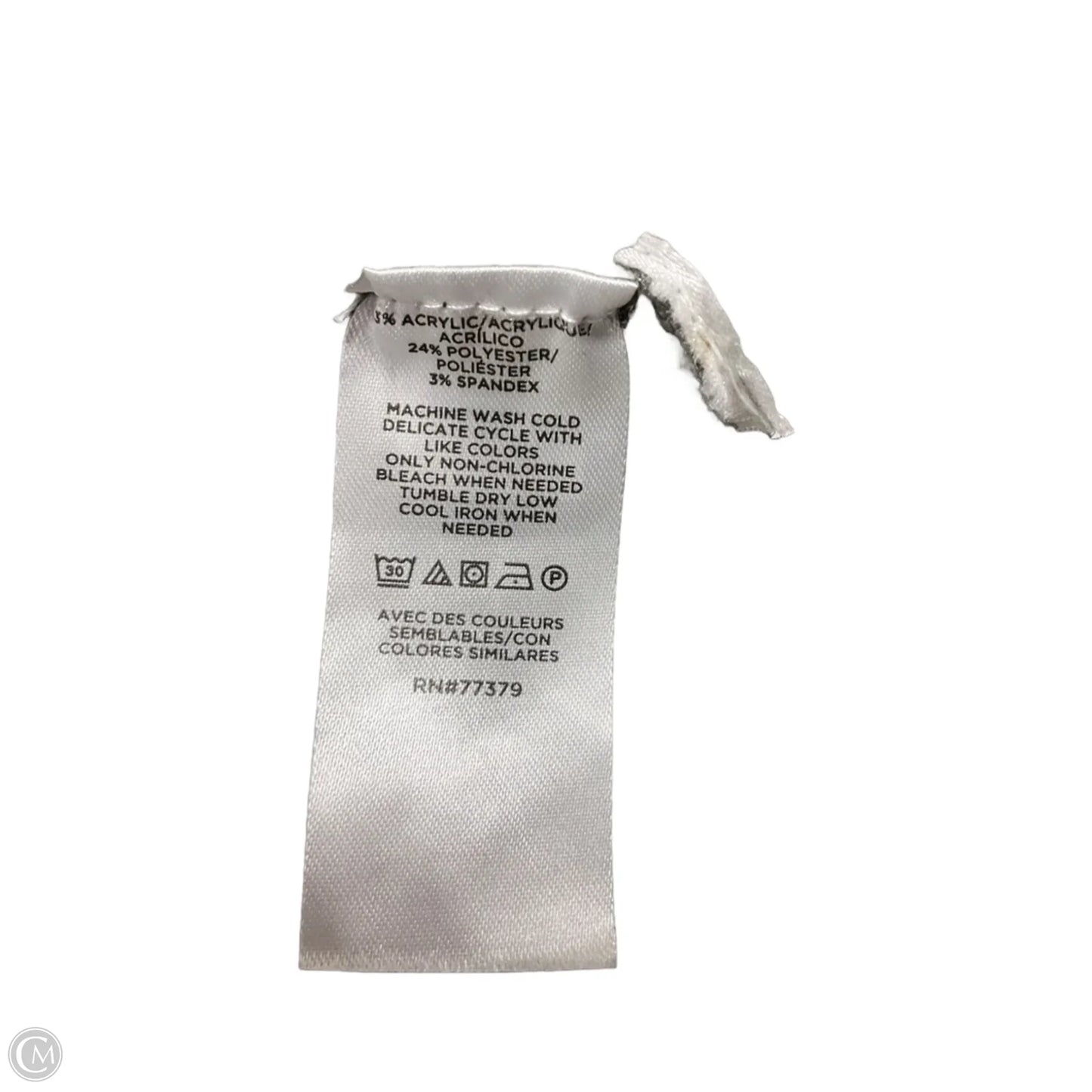 Sweater By Ann Taylor In Grey, Size: M