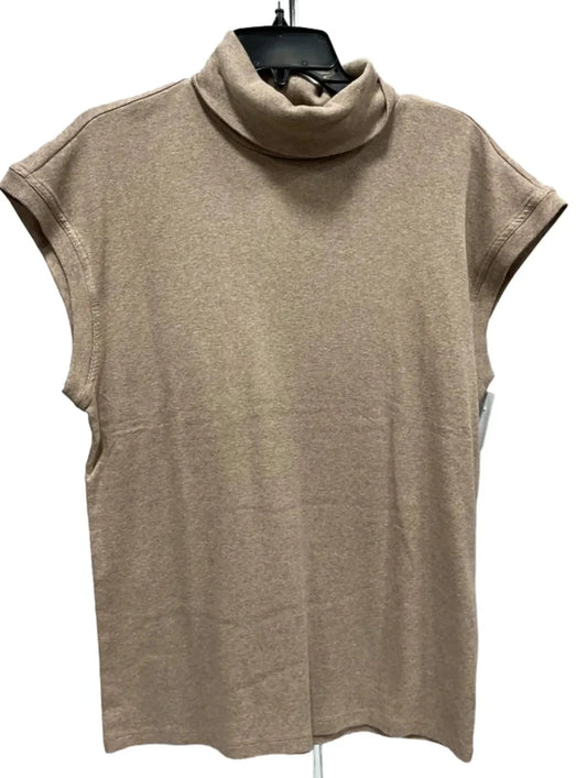 Top Sleeveless By Banana Republic In Tan, Size: Xl