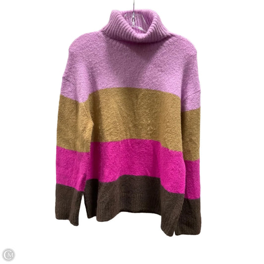 Sweater By Ann Taylor In Purple, Size: M