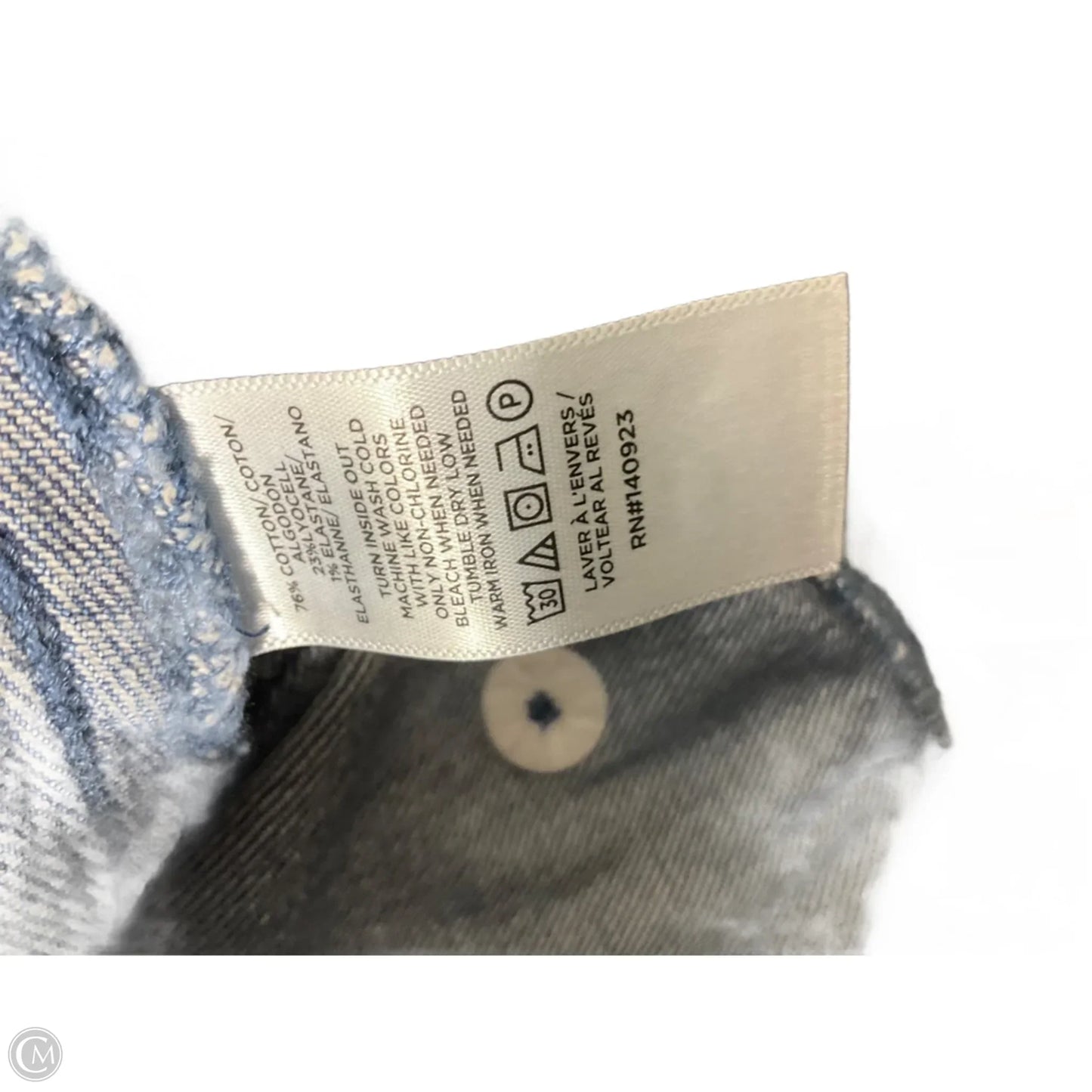 Jeans Wide Leg By Loft In Blue, Size: 8