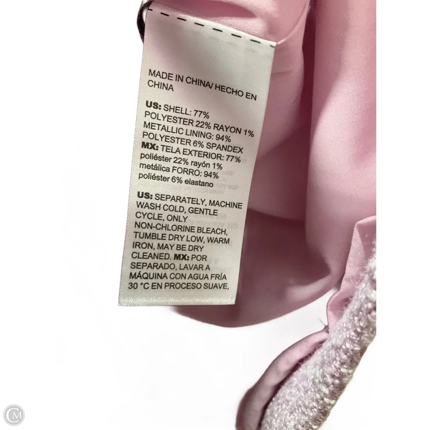 Blazer By Chicos In Purple, Size: Xl