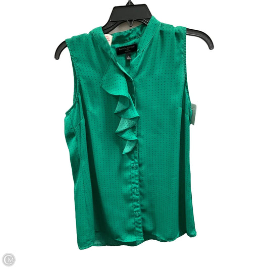 Top Sleeveless By Banana Republic In Green, Size: S