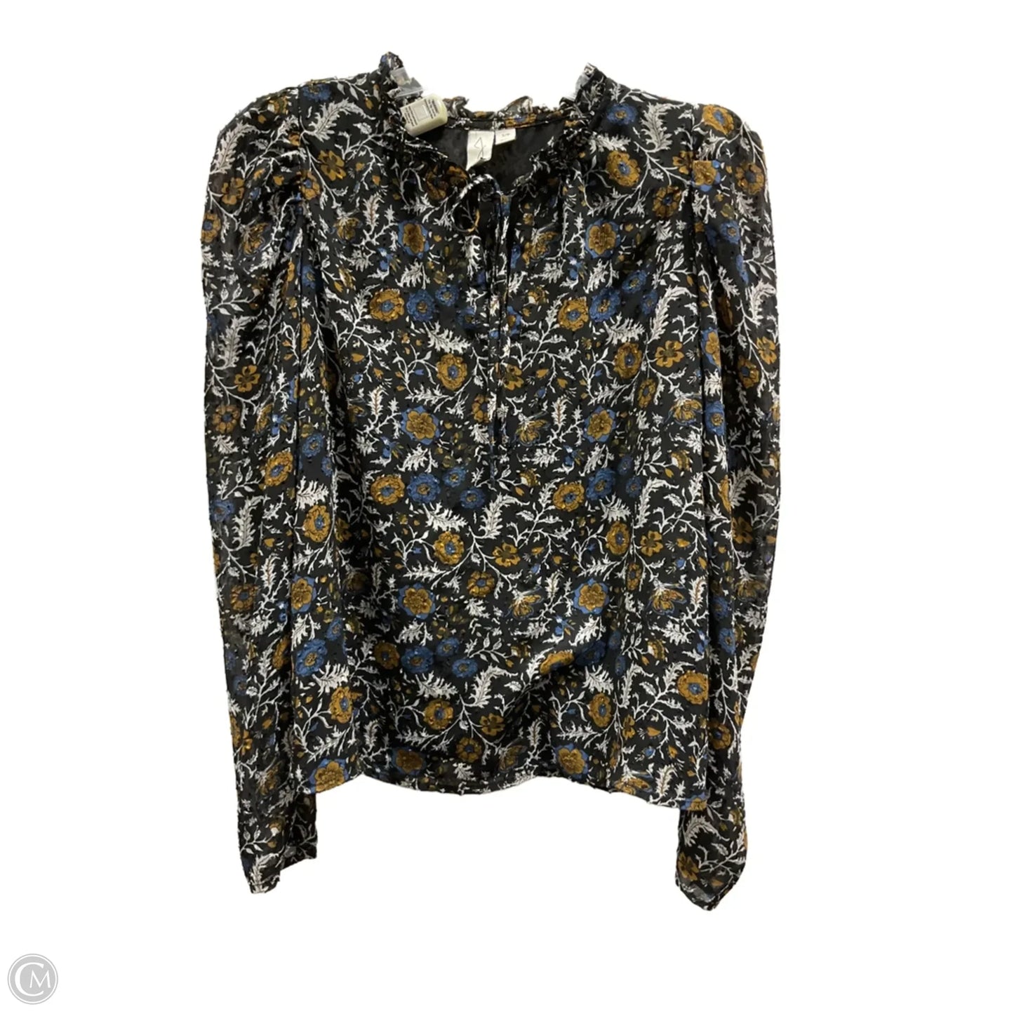 Top Long Sleeve By Joie In Black, Size: S