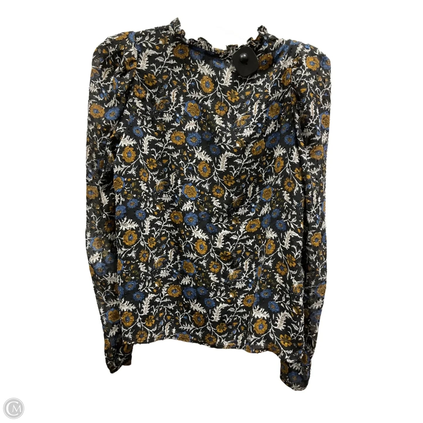 Top Long Sleeve By Joie In Black, Size: S
