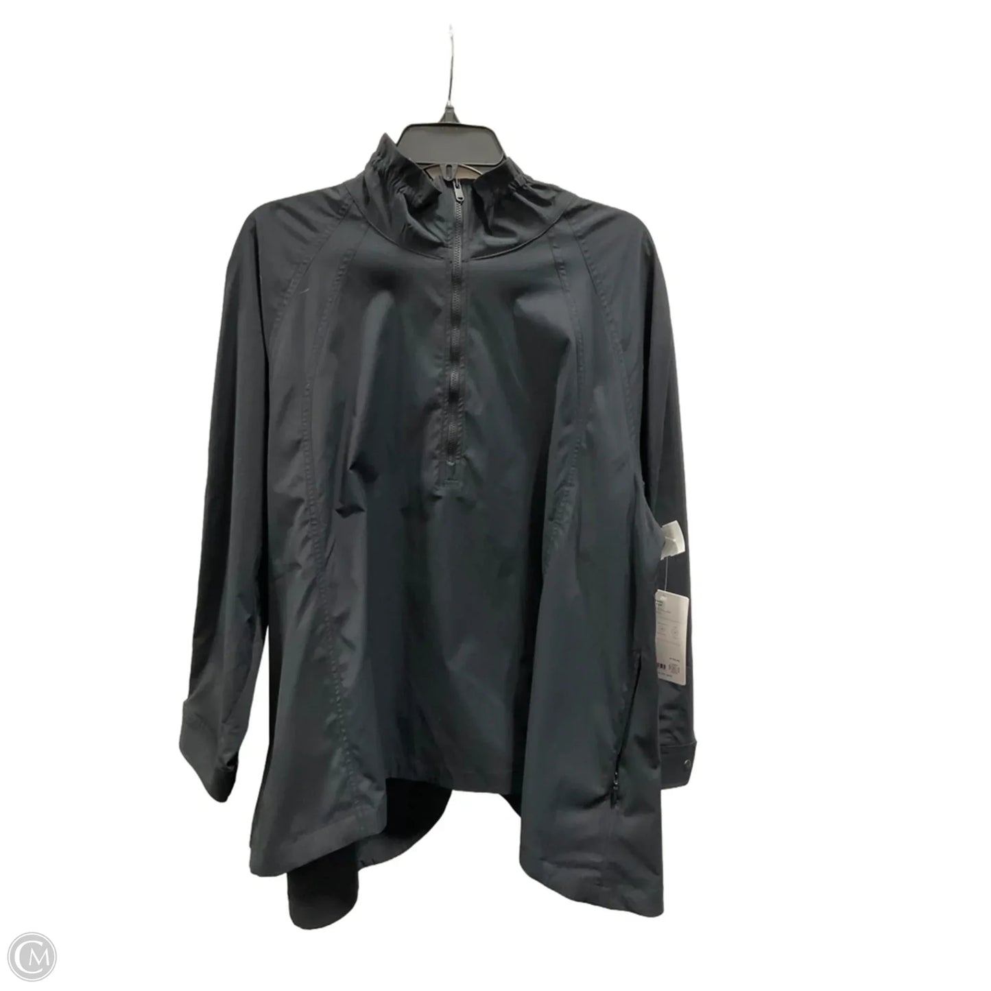 Jacket Windbreaker By Athleta In Black, Size: 1x