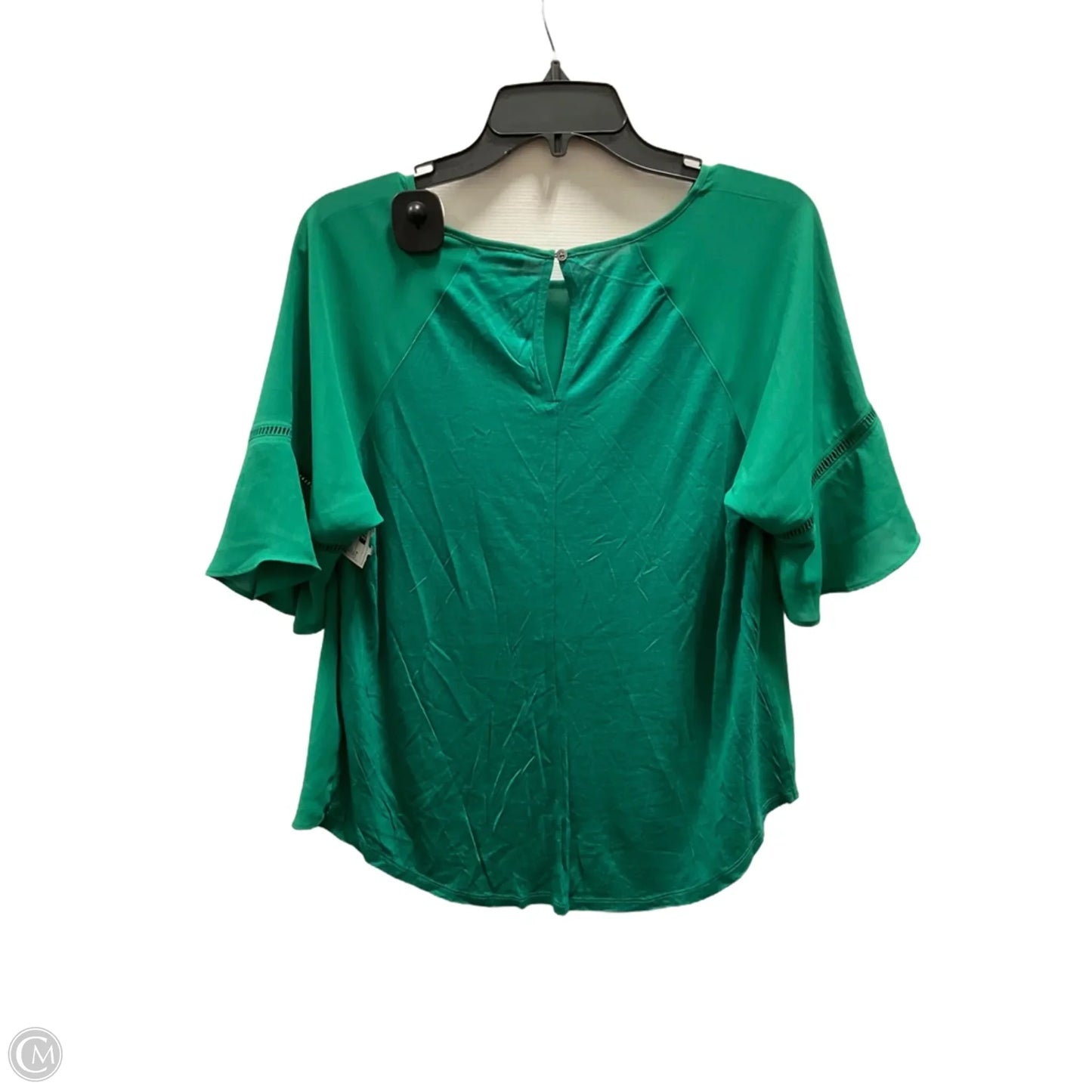 Top Short Sleeve By Loft In Green, Size: M