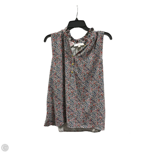 Top Sleeveless By Loft In Multi-colored, Size: L