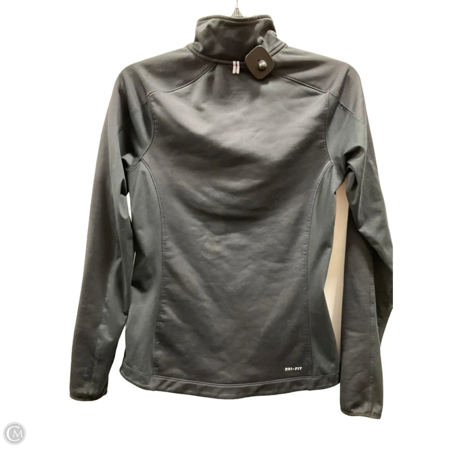 Athletic Jacket By Nike In Black, Size: S