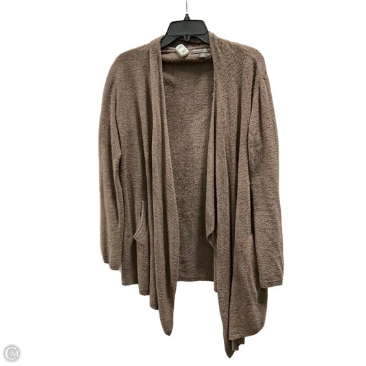 Sweater Cardigan By Barefoot Dreams In Taupe, Size: S