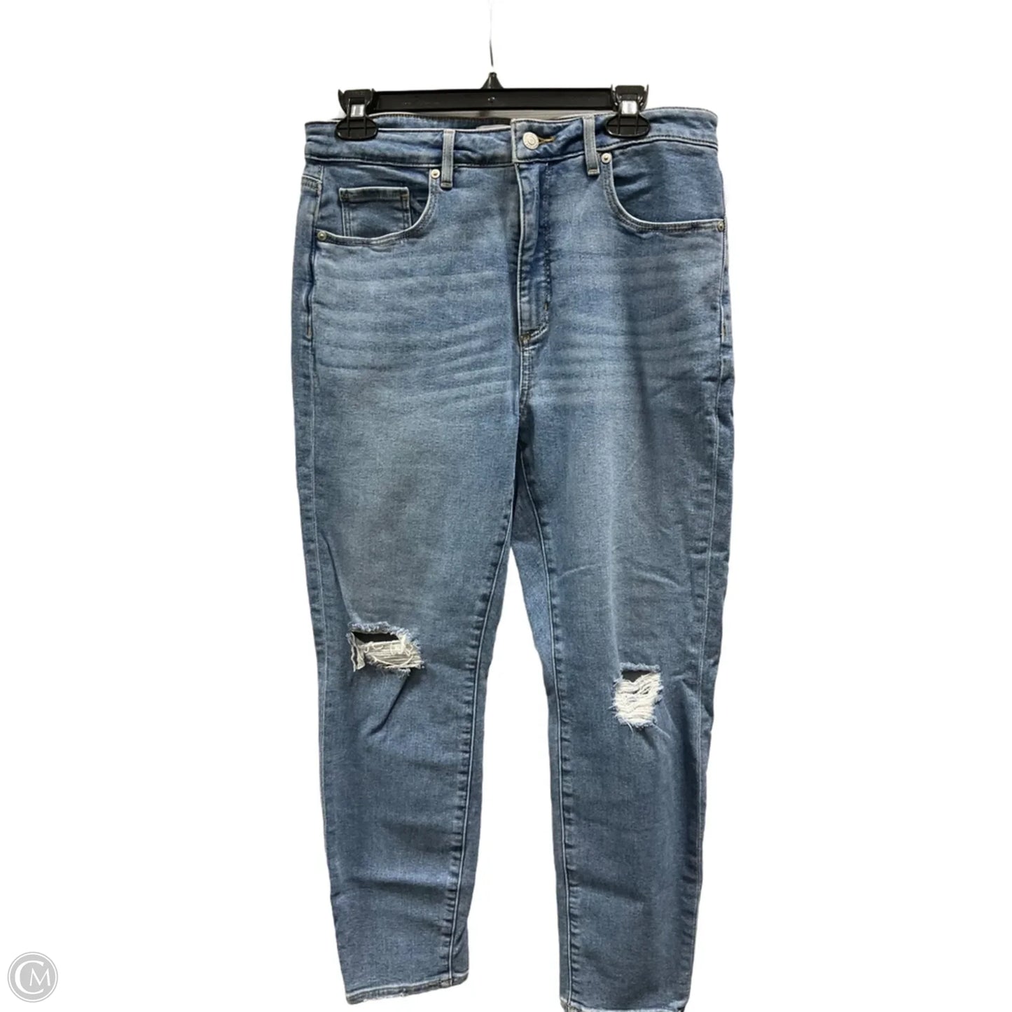 Jeans Straight By Loft In Blue, Size: 10