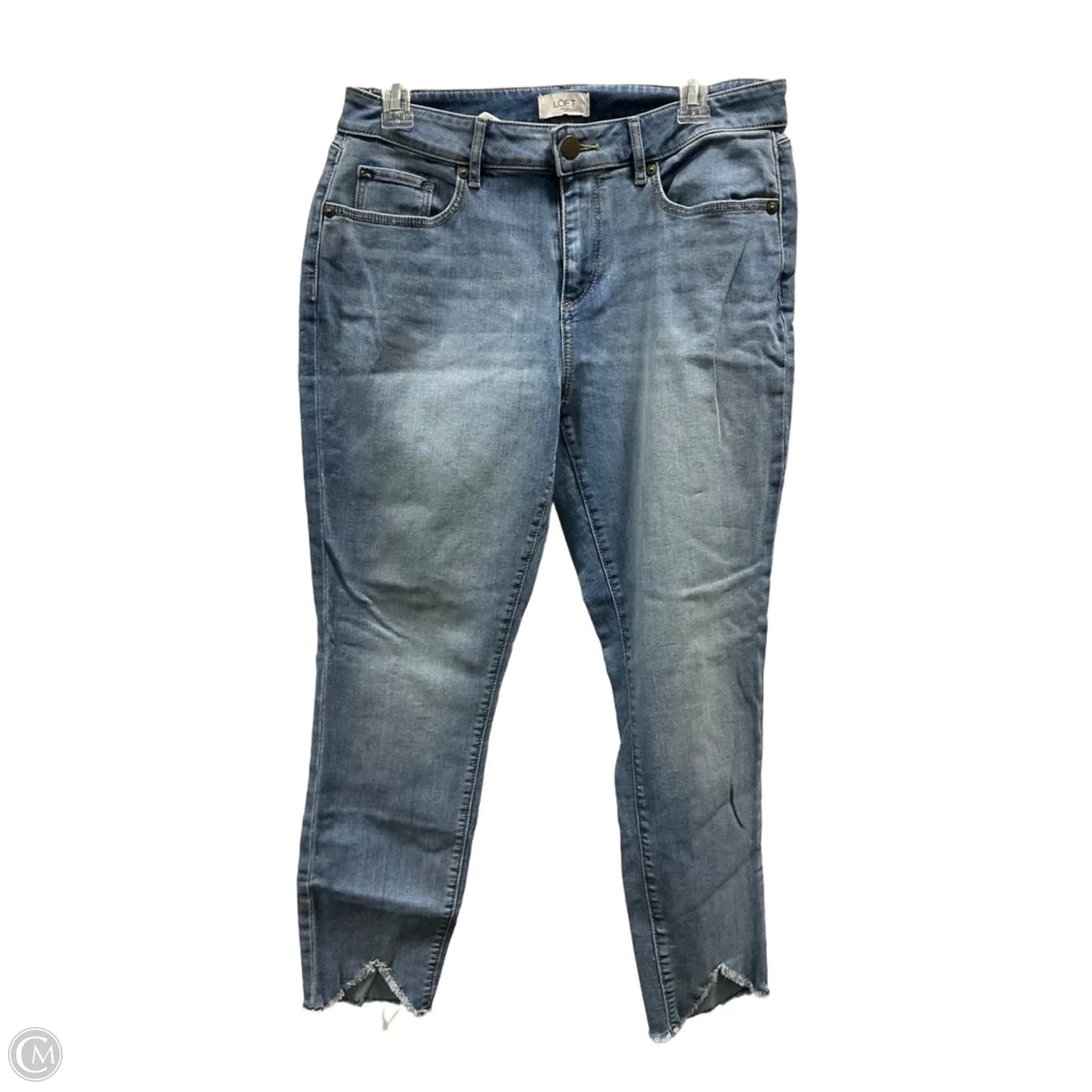 Jeans Skinny By Loft In Blue, Size: 10