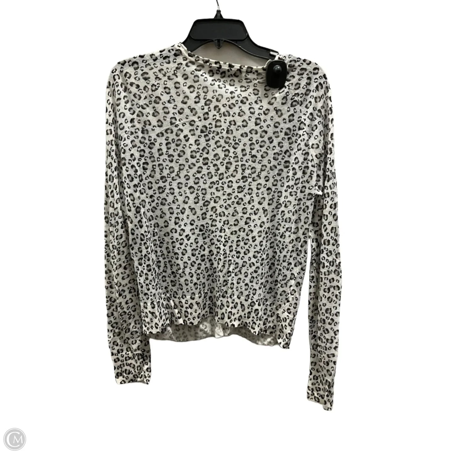 Cardigan By Loft In Animal Print, Size: L