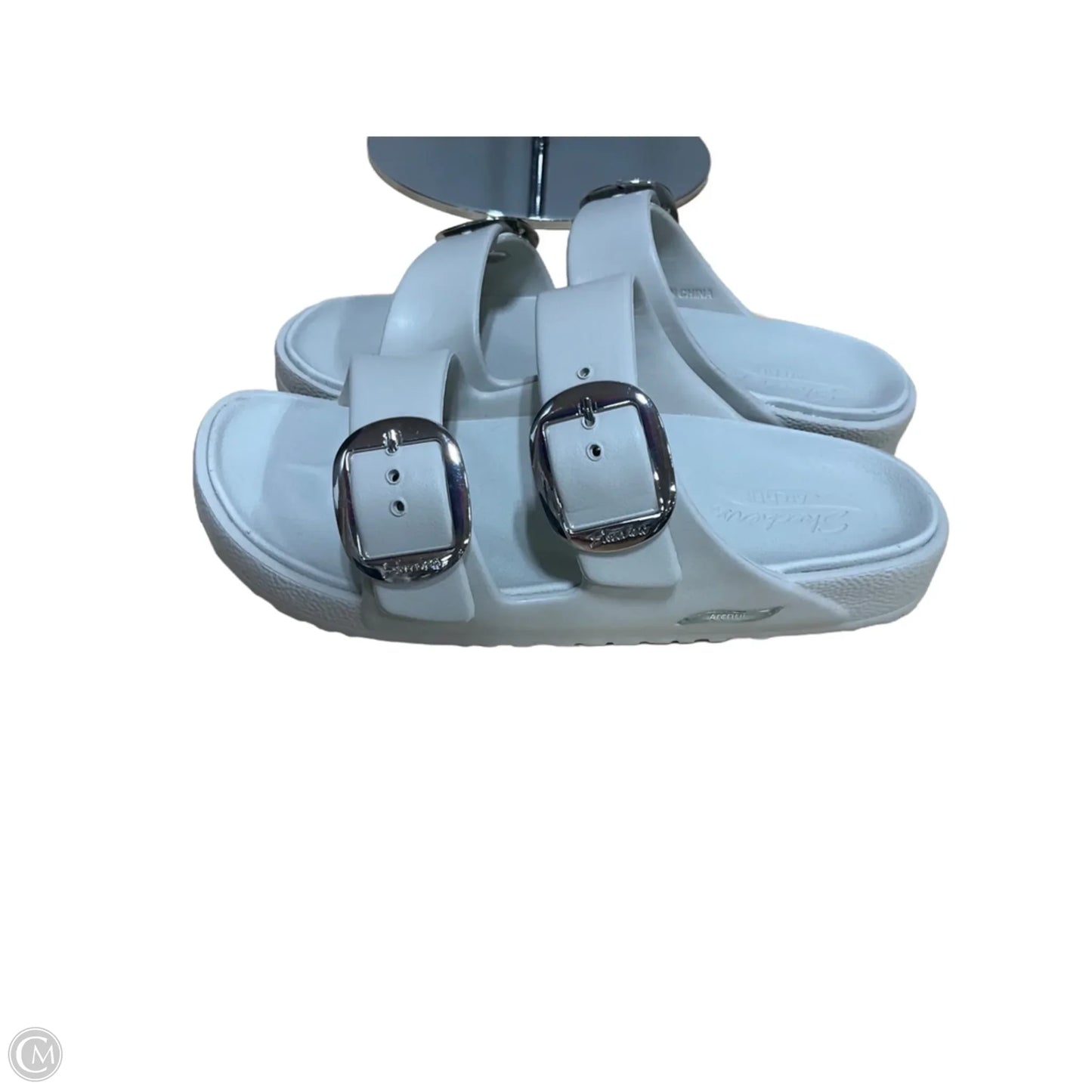 Sandals Flats By Skechers In Grey, Size: 7