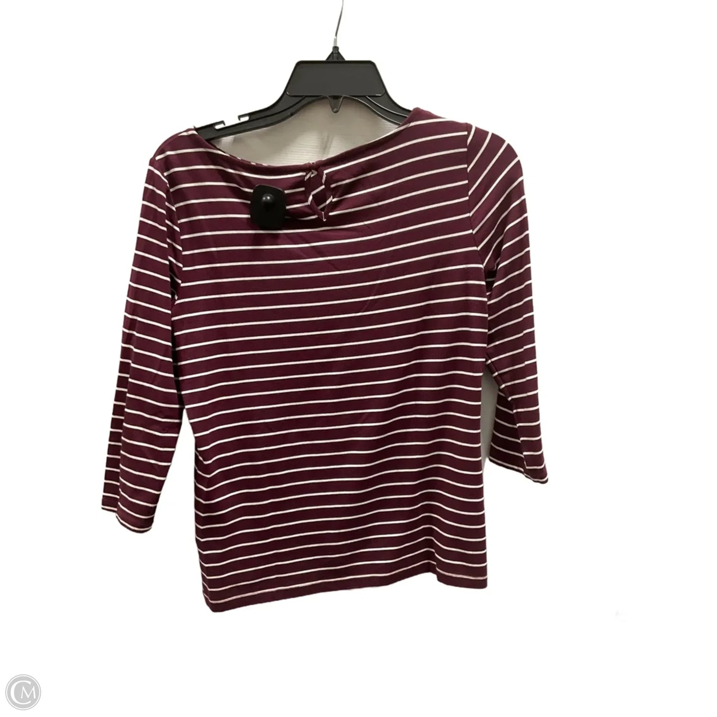 Top 3/4 Sleeve By Talbots In Red, Size: Sp