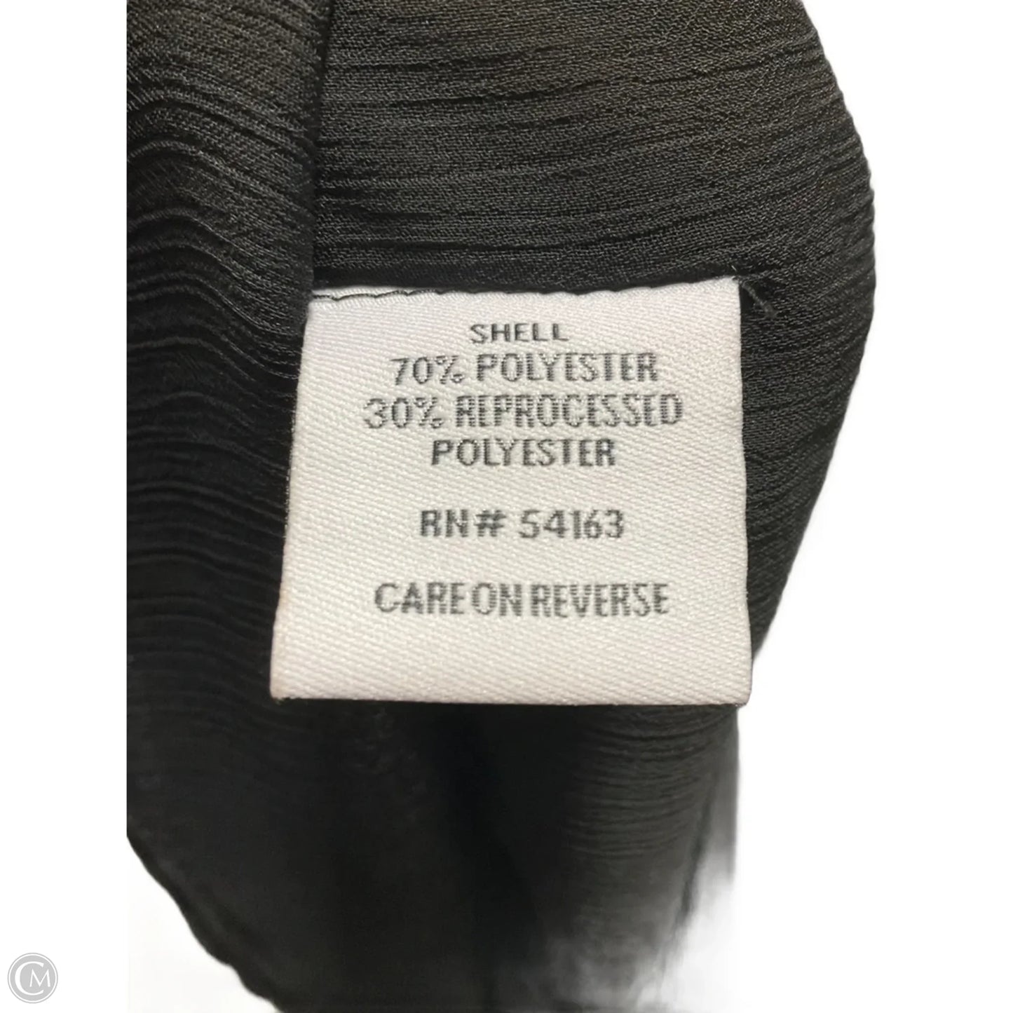 Top Long Sleeve By Tommy Hilfiger In Black, Size: L