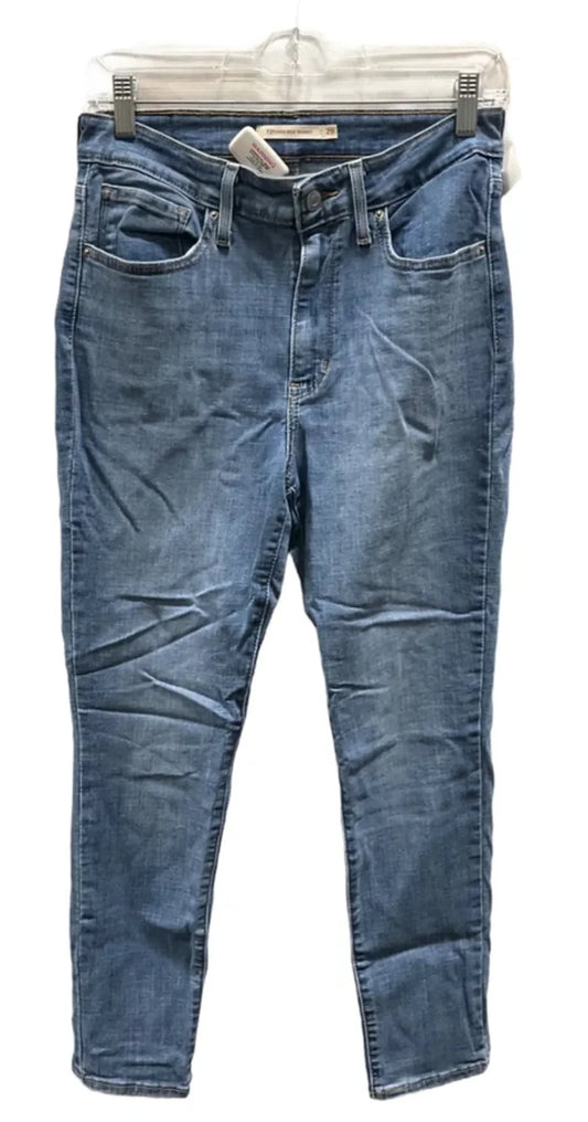 Jeans Skinny By Levis In Blue, Size: 8