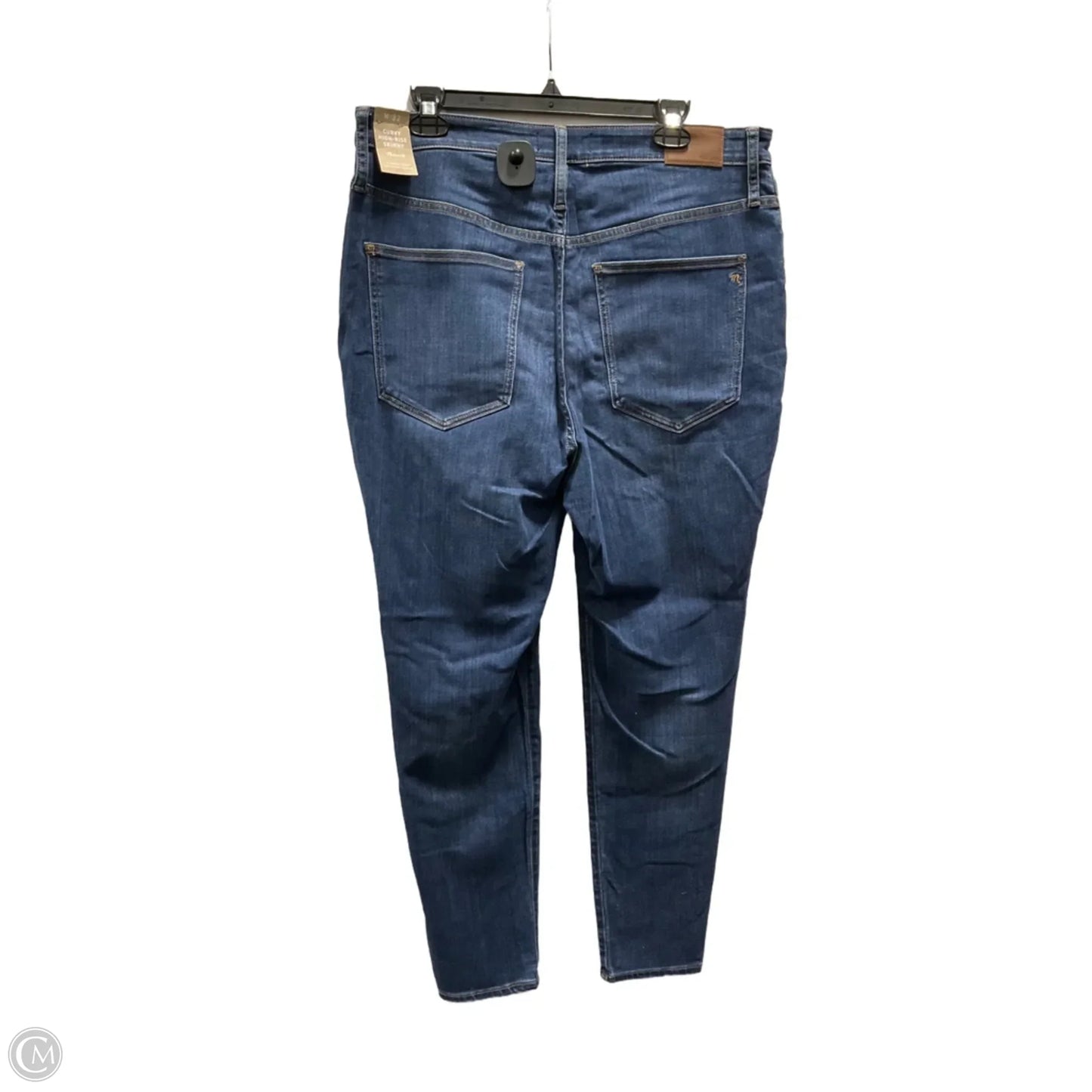 Jeans Skinny By Madewell In Blue, Size: 14