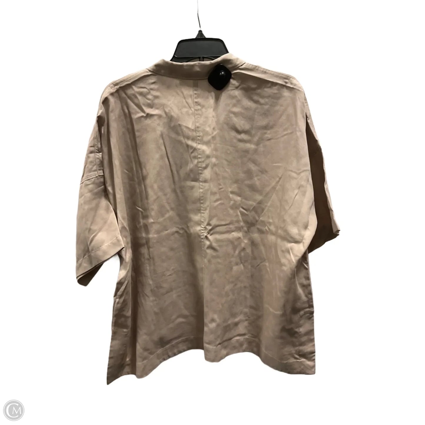 Top Short Sleeve By Everlane In Taupe, Size: L