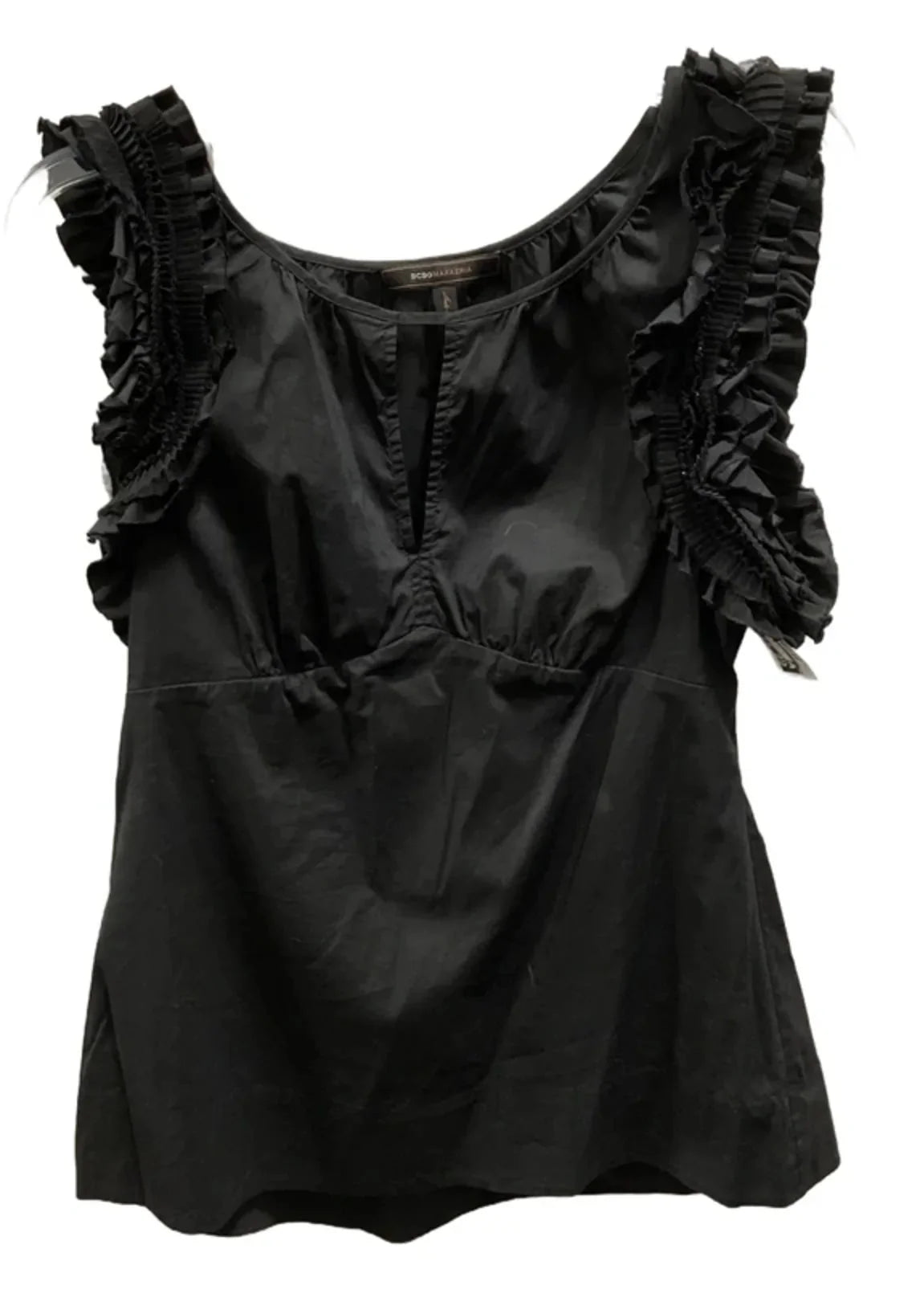Top Sleeveless By Bcbgmaxazria In Black, Size: S