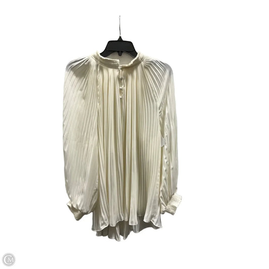 Top Long Sleeve By Soft Surroundings In Cream, Size: 2x