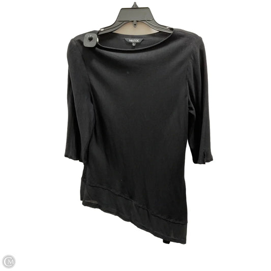 Top 3/4 Sleeve By Misook In Black, Size: S