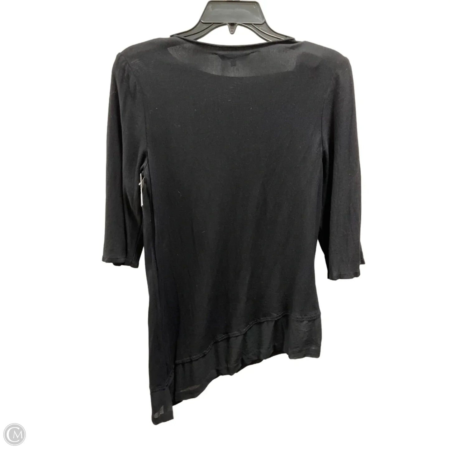 Top 3/4 Sleeve By Misook In Black, Size: S