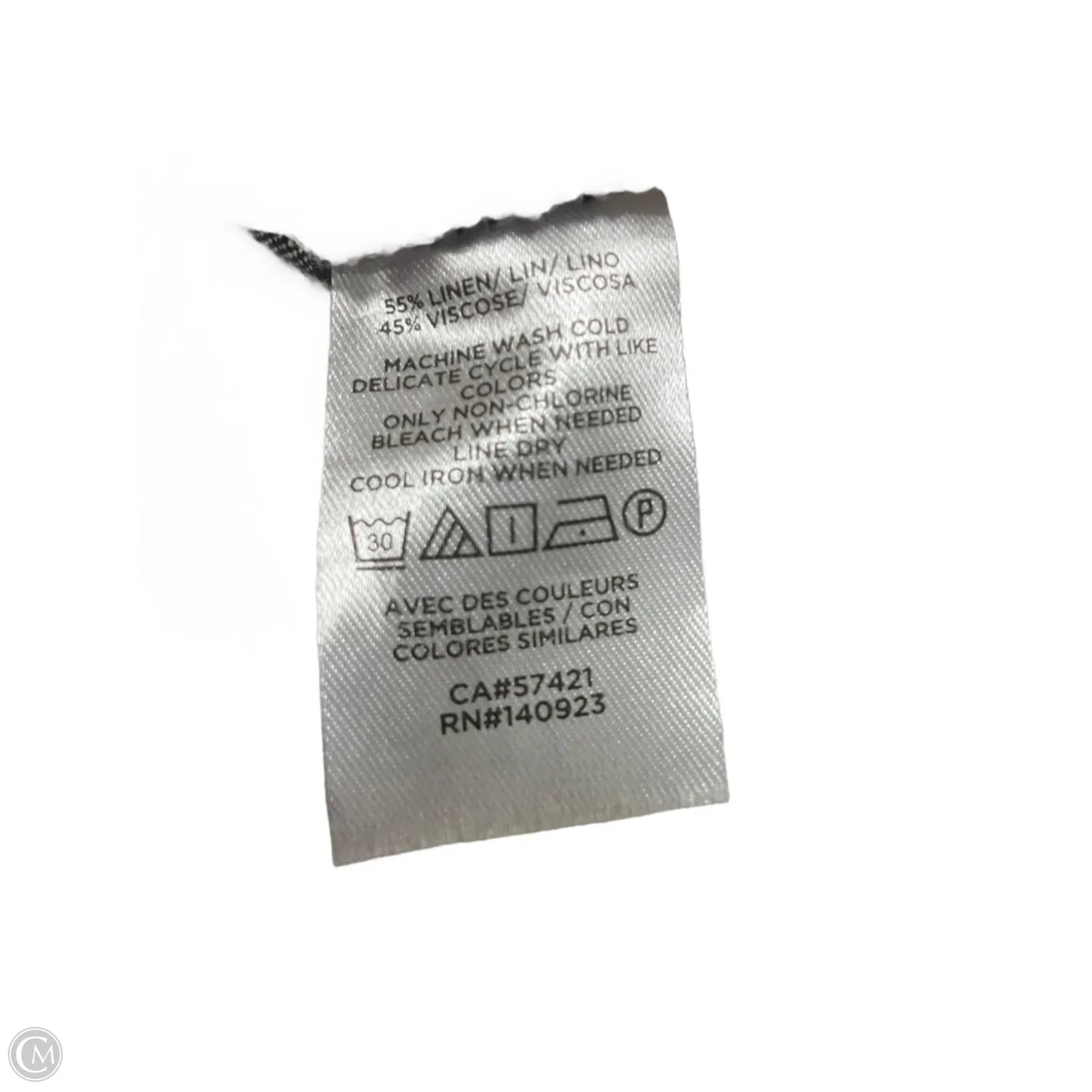 Pants Linen By Loft In Black, Size: S