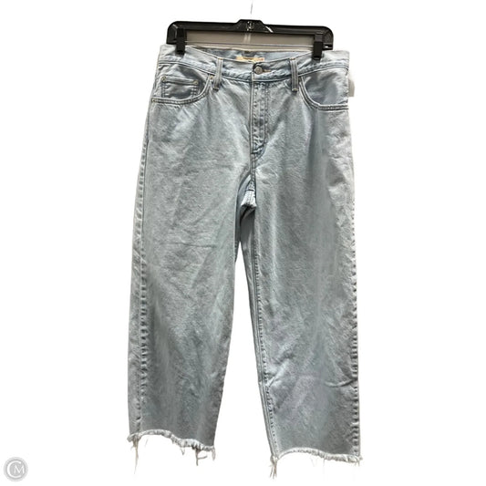 Jeans Wide Leg By Levis In Blue, Size: 8