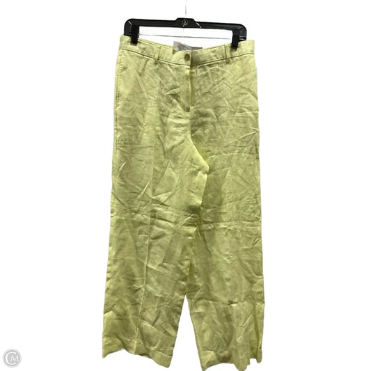 Pants Linen By J. Crew In Yellow, Size: M