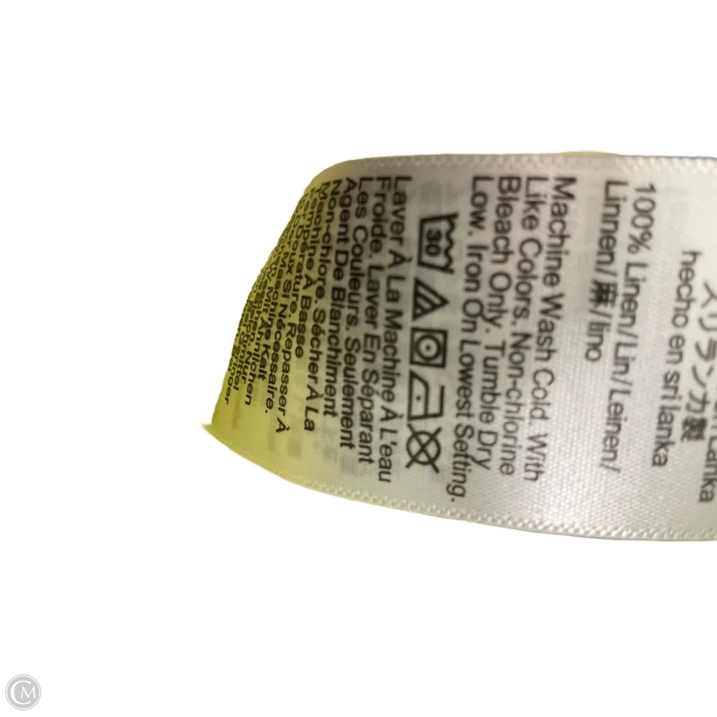 Pants Linen By J. Crew In Yellow, Size: M