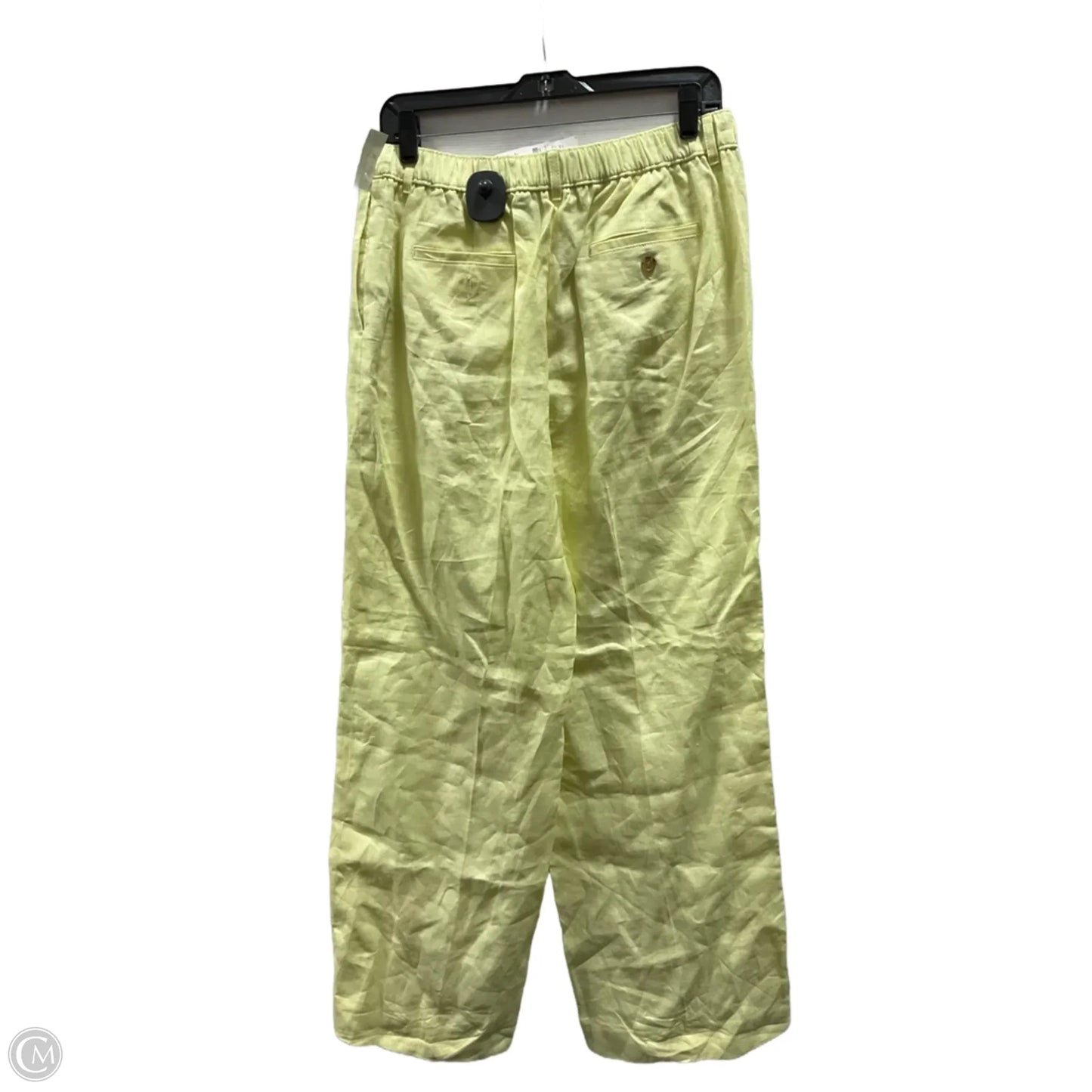 Pants Linen By J. Crew In Yellow, Size: M