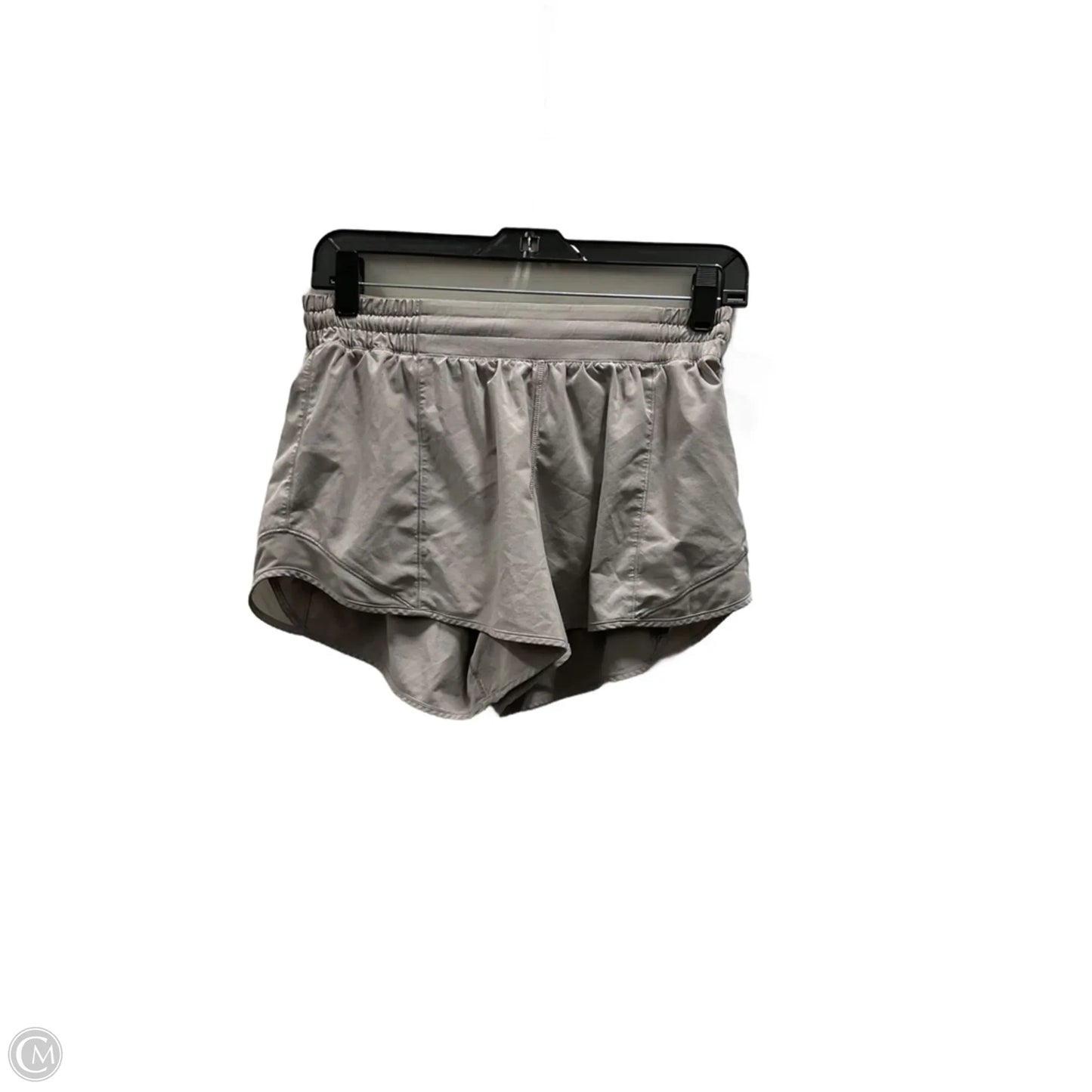 Athletic Shorts By Lululemon In Taupe, Size: 8