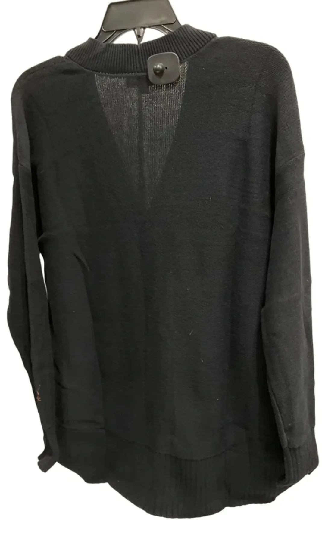 Sweater Cardigan By Loft In Black, Size: M