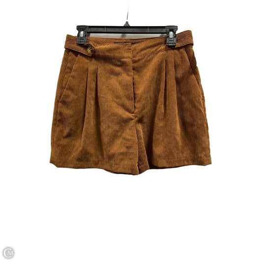 Shorts By Zara Basic In Brown, Size: M