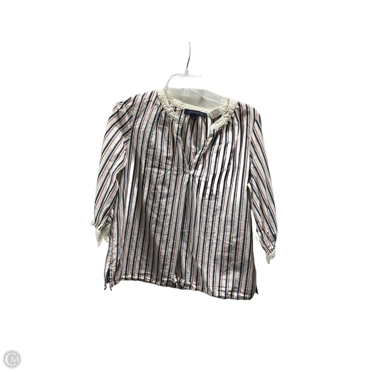 Top Long Sleeve By Tommy Hilfiger In White, Size: M