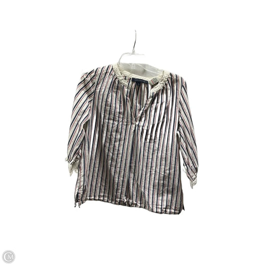 Top Long Sleeve By Tommy Hilfiger In White, Size: M