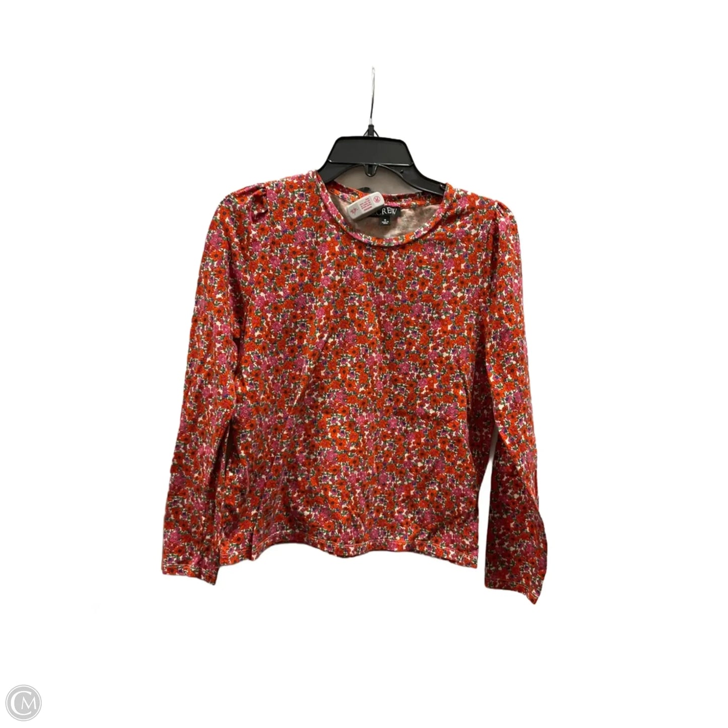 Top Long Sleeve By J. Crew In Orange, Size: M
