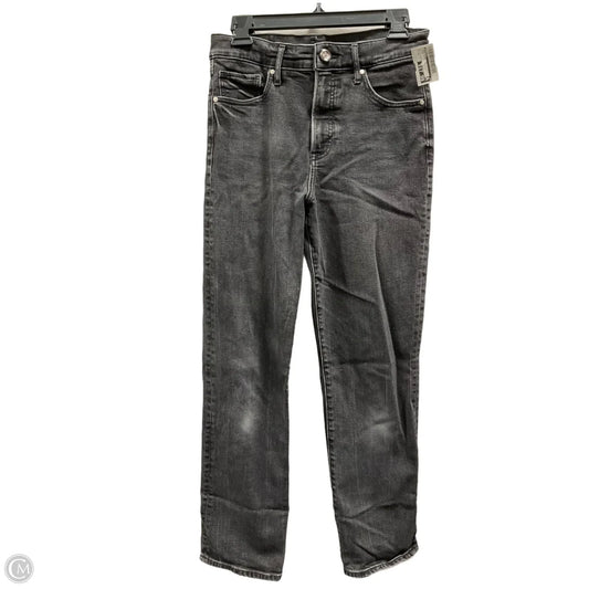 Jeans Straight By Express In Black, Size: 6