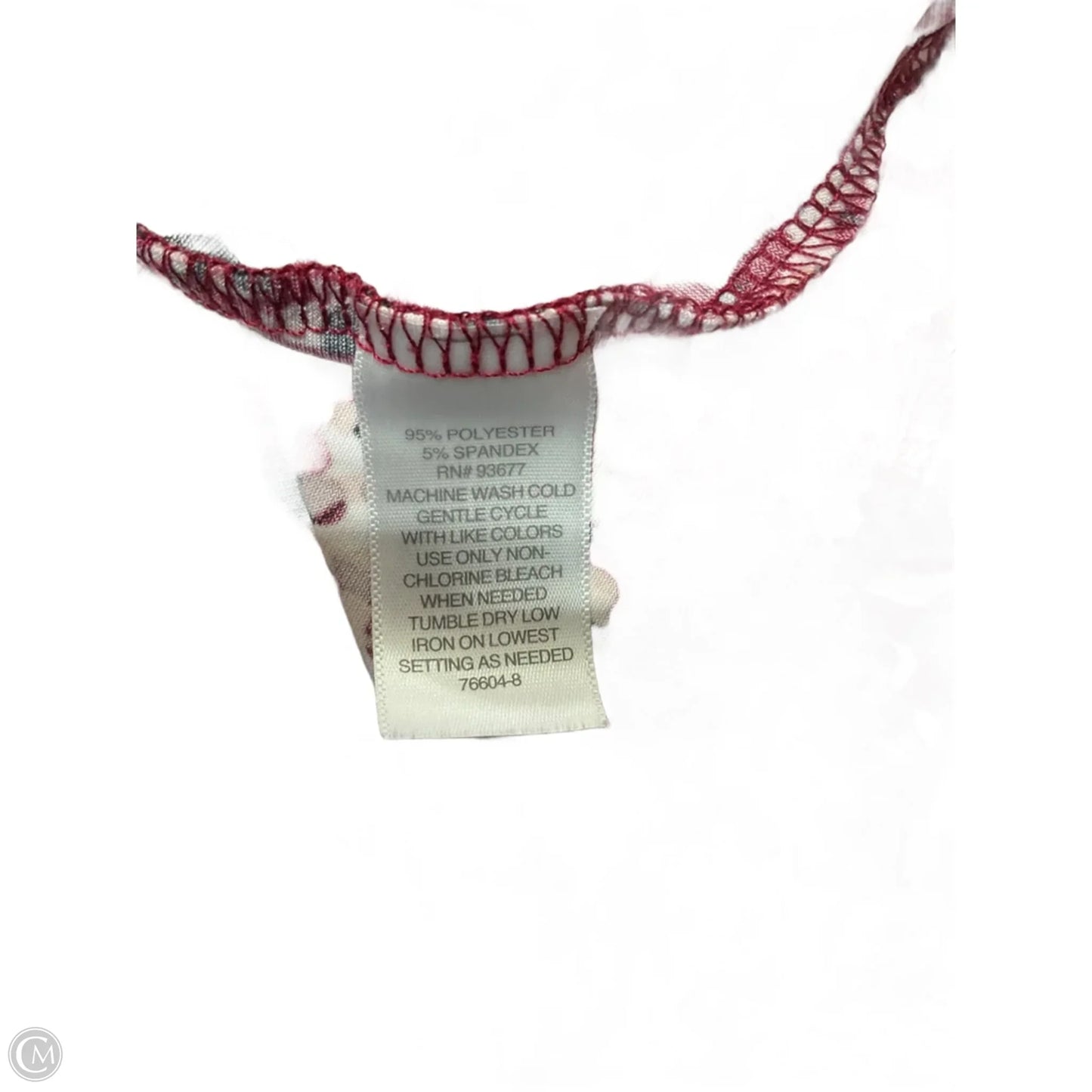 Top Long Sleeve By Liz Claiborne In Red, Size: 2x