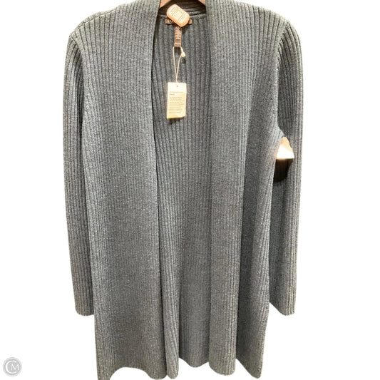 Sweater Cardigan By Eileen Fisher In Blue, Size: Xxs