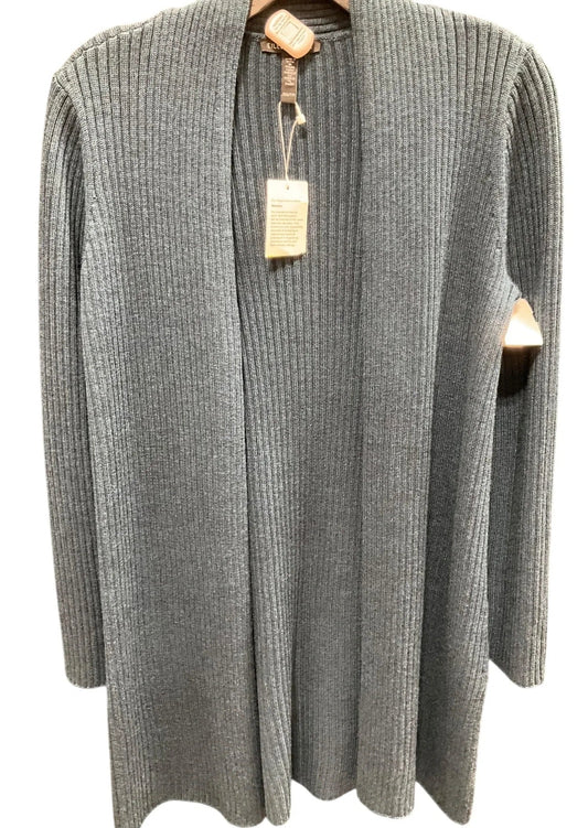 Sweater Cardigan By Eileen Fisher In Blue, Size: Xxs