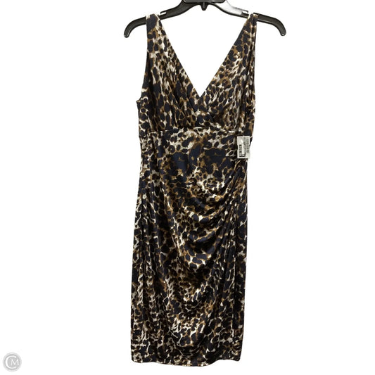Dress Party Short By Lauren By Ralph Lauren In Animal Print, Size: 10