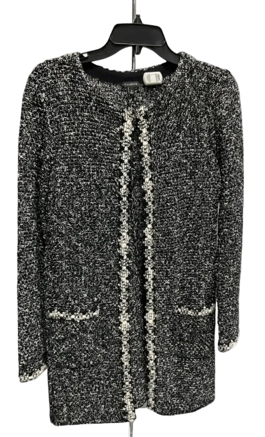 Sweater Cardigan By Talbots In Black, Size: S