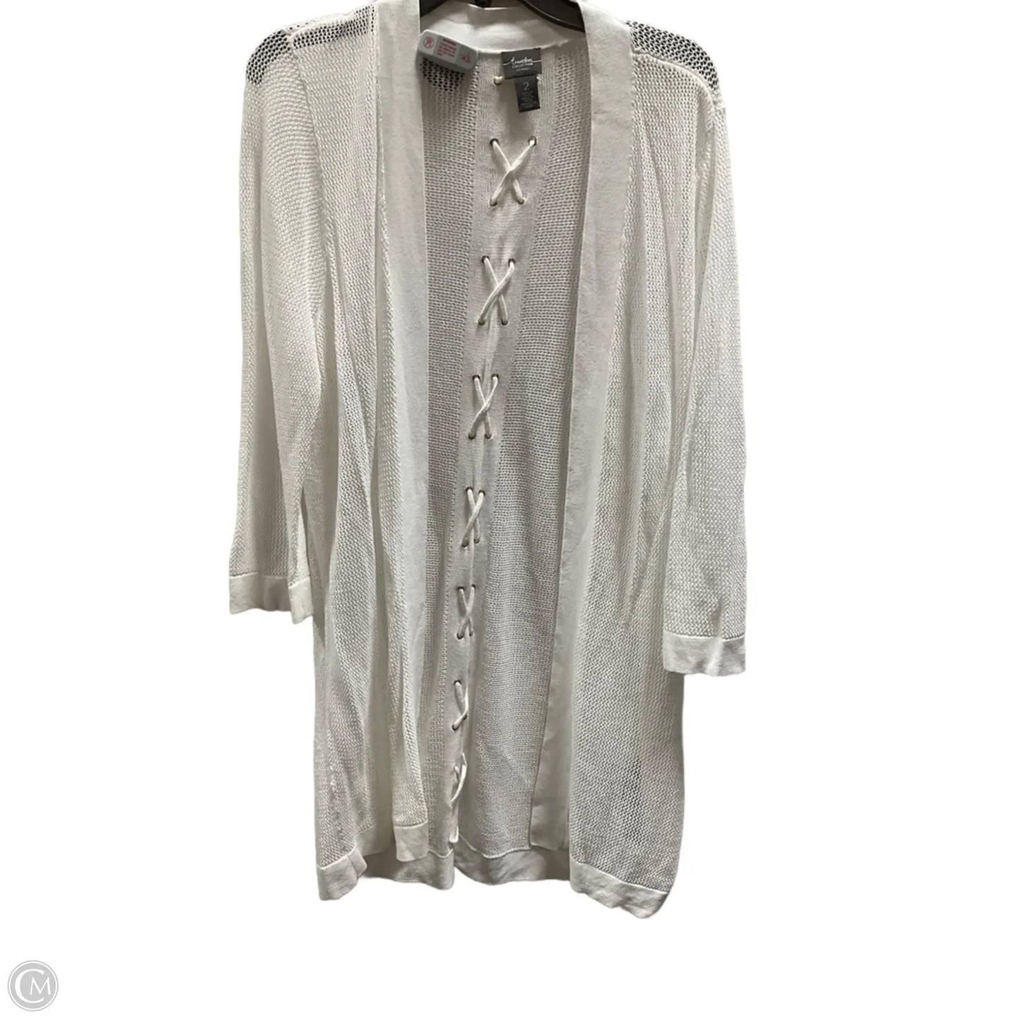 Cardigan By Chicos In White, Size: L