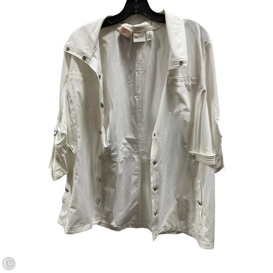 Jacket Other By Chicos In White, Size: L