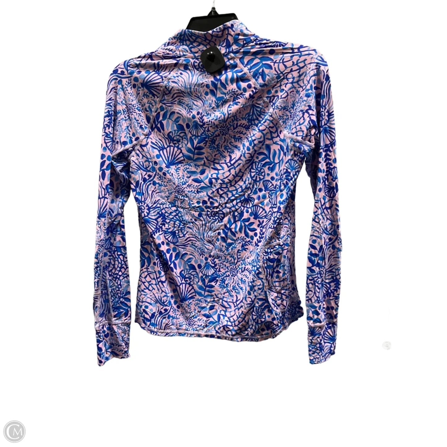 Top Long Sleeve Designer By Lilly Pulitzer In Blue, Size: S