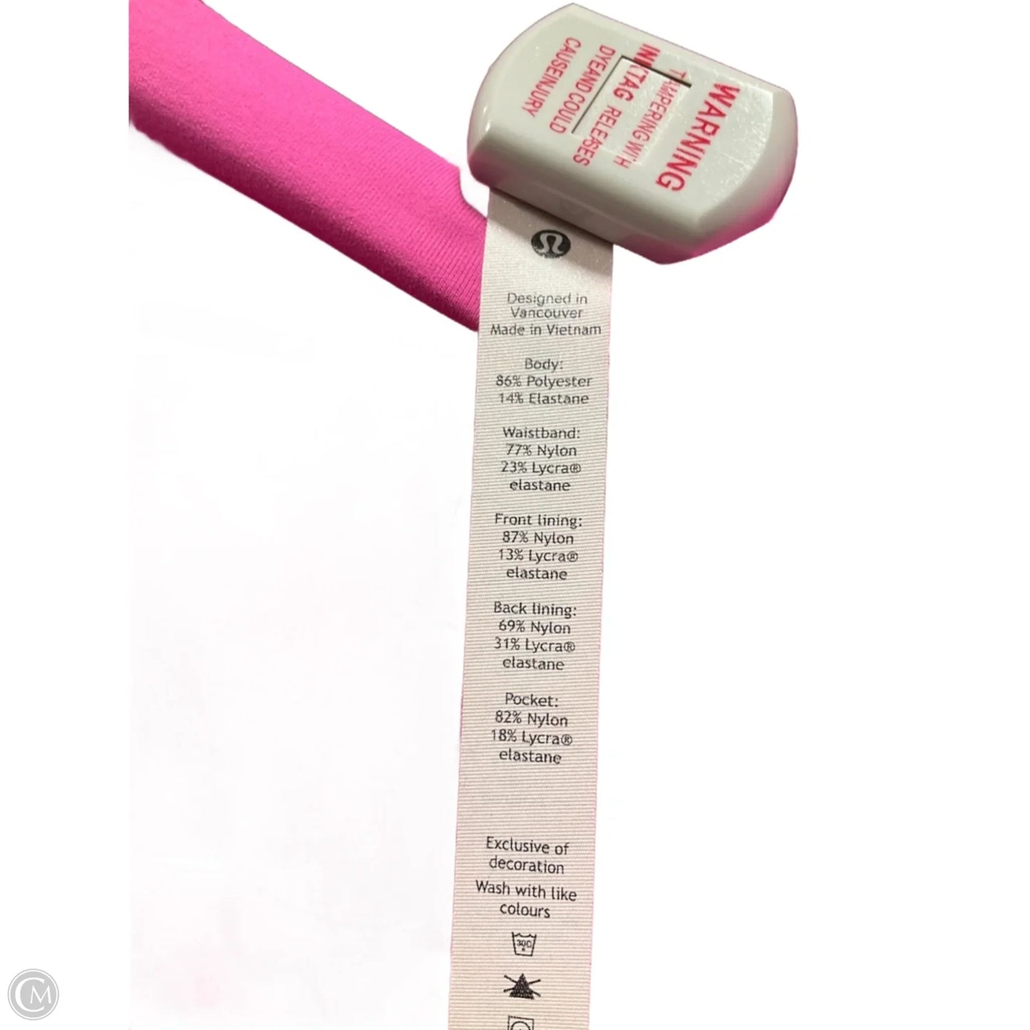 Athletic Skirt By Lululemon In Pink, Size: 4