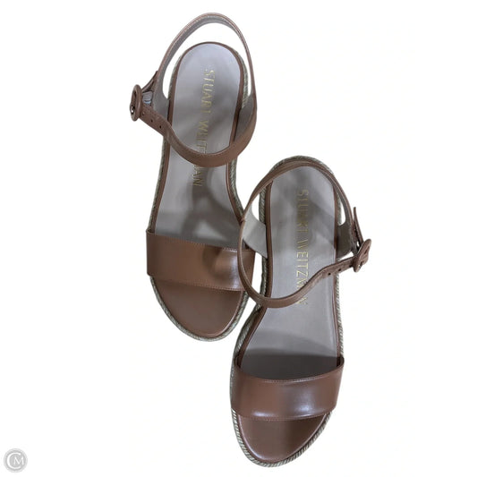 Sandals Designer By Stuart Weitzman In Tan, Size: 7