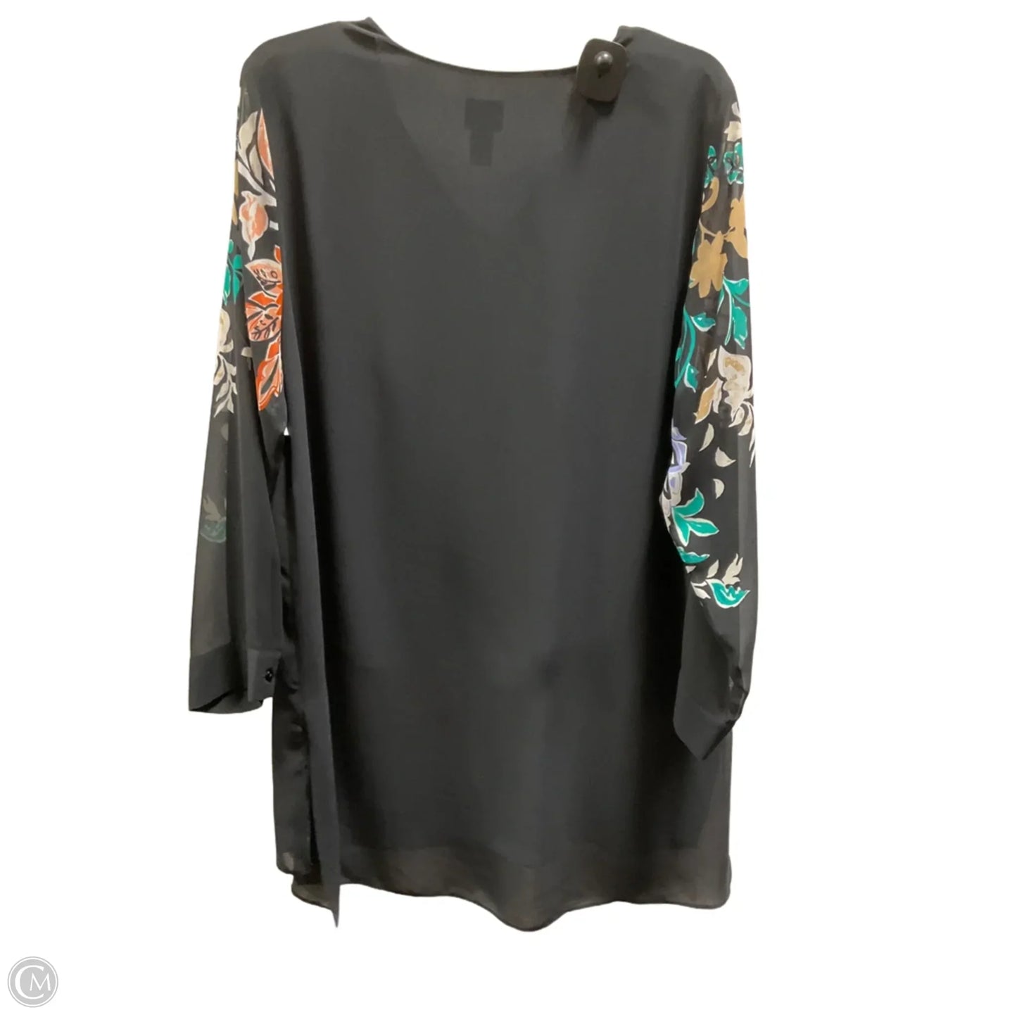 Top Long Sleeve By Chicos In Black, Size: Xl
