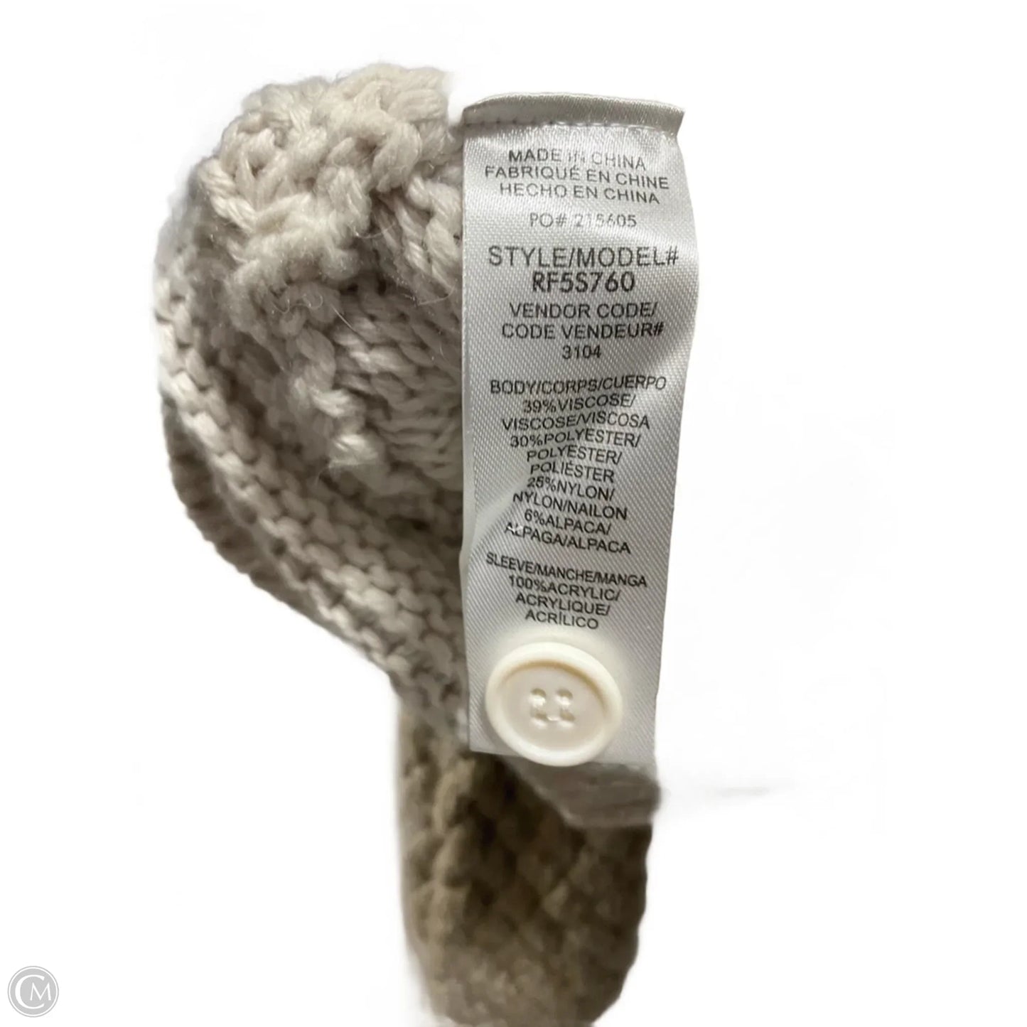 Sweater Cardigan By Splendid In Cream, Size: S